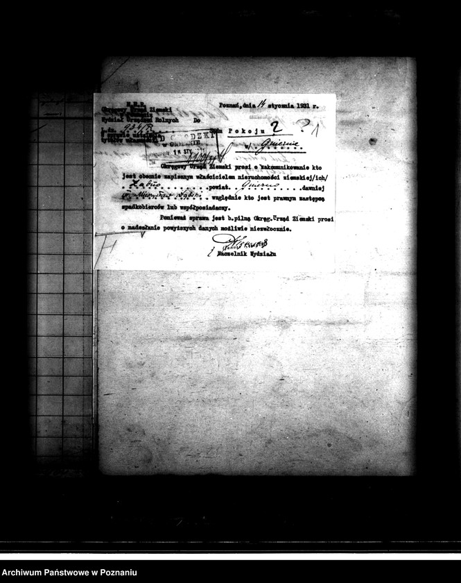 image.from.unit.number "Majątek Żabno powiatu mogileńskiego wyłączenie z art. 4 i 5 ustawy o wykonaniu reformy rolnej Aniela Dębska"
