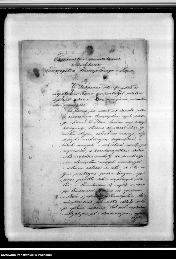 Obraz 6 z jednostki "Sprawozdania, statut"