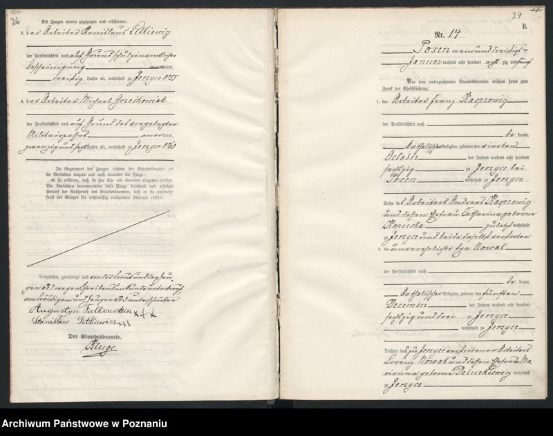 Obraz 16 z jednostki "Księga małżeństw"