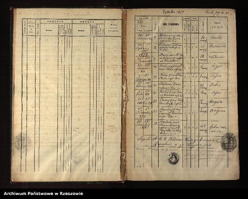 Obraz 6 z jednostki "Księga urodzeń, małżeństw i zgonów dla miejscowości Krywe (Krzywe), Hulskie i Tworylne"