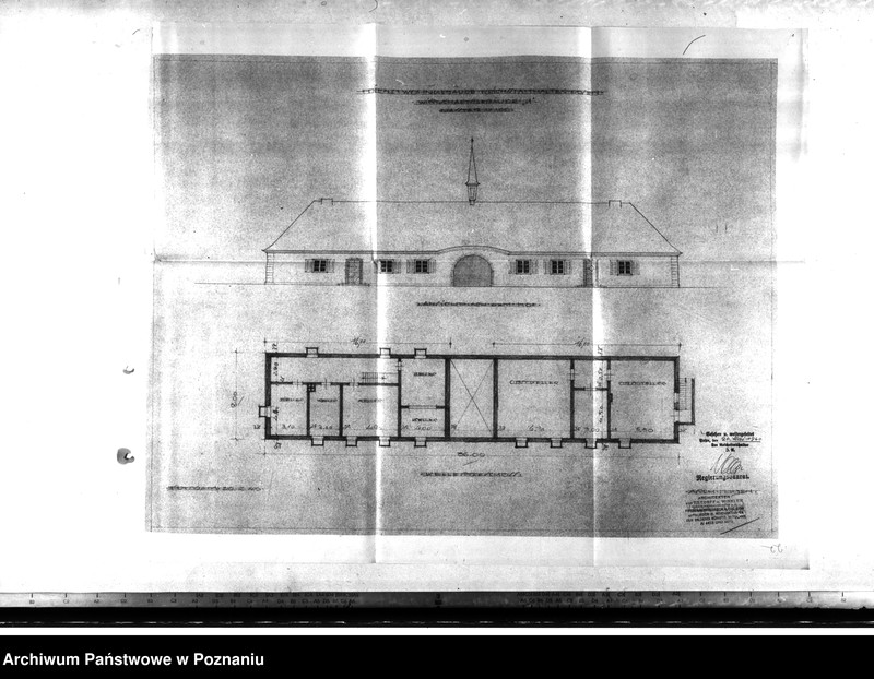 Obraz 17 z jednostki "Dienstwohngebäude - Reichsstatthalter Posen. Kostenvoranschlag, Baubeschreibung"
