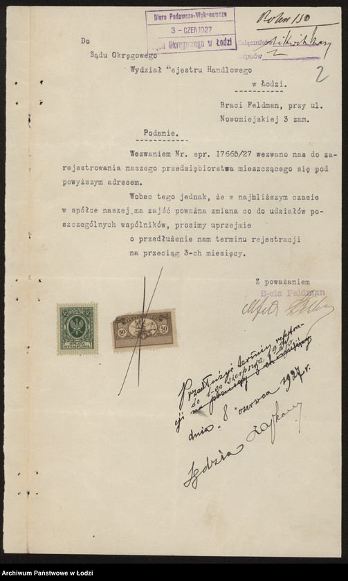 Obraz 4 z jednostki "Jeszna i Mosiek bracia Feldman- sprzedaż manufaktury"