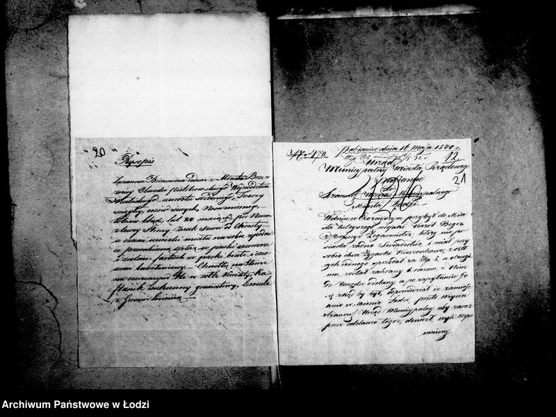 Obraz 18 z jednostki "Akta tyczące się odtransportowania osób miejsc zbiegłych"