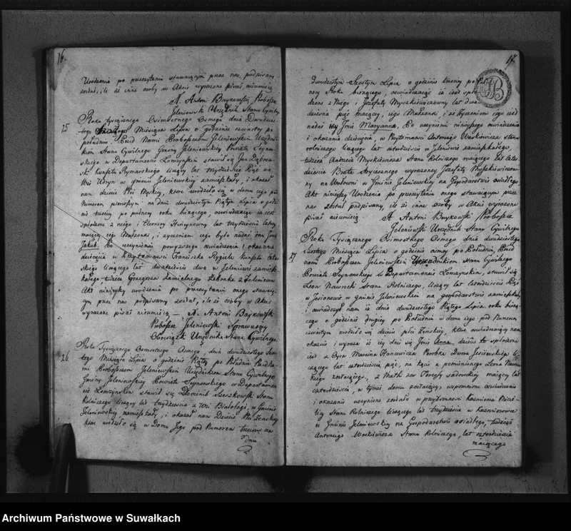 image.from.unit.number "Akta Urodzenia Gminy Jeleniewskiey Roku 1808"