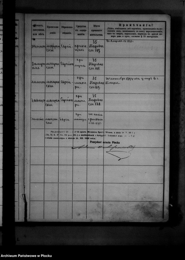 image.from.unit.number "[Księga zamknięta ludności stałej miasta Płocka - ul. Bielska nr 8]"