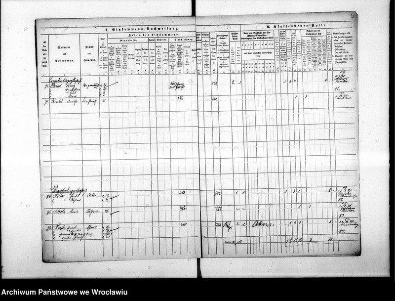 image.from.unit.number "Klassensteuerrolle nebst Eikommens - Nachweisung"