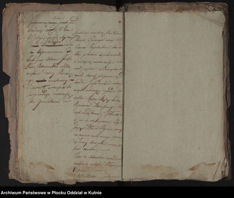 image.from.unit.number "Akta Magistratu miasta Kutna tyczące się Elekcji i Aprobacji Starszych Rabinów i Urzędników Kahalnych Dozorów Bożniczych"