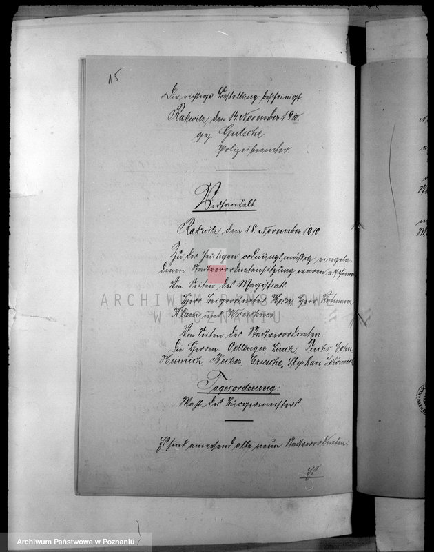 Obraz 19 z jednostki "Die Magistratspersonen der Stadt Rakwitz"