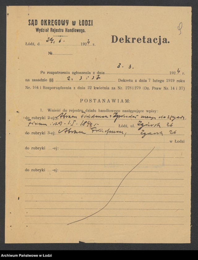 Obraz 11 z jednostki "Abram Friedman- sprzedaż maszyn do szycia"