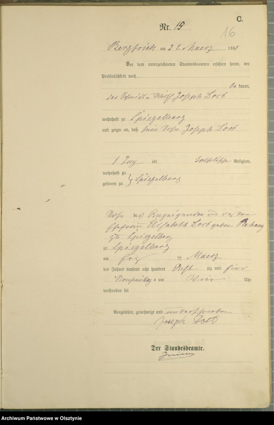 image.from.unit.number "Sterbe-Haupt-Register Nr 1 - 70"