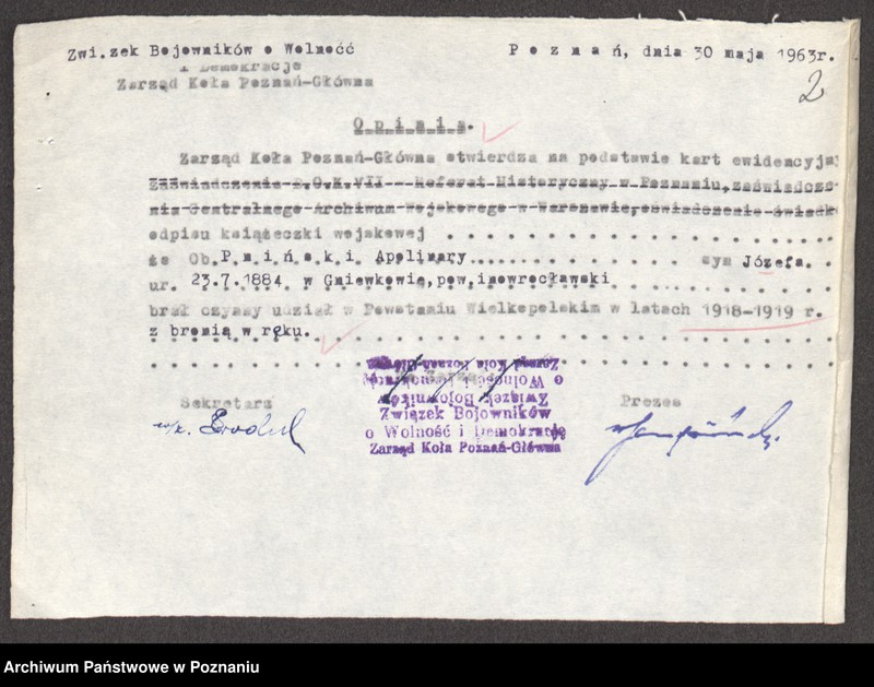 Obraz 17 z jednostki "Życiorysy powstańców wielkopolskich: P - tom lV /Piński Apolinary - Piotrowski Jan/."