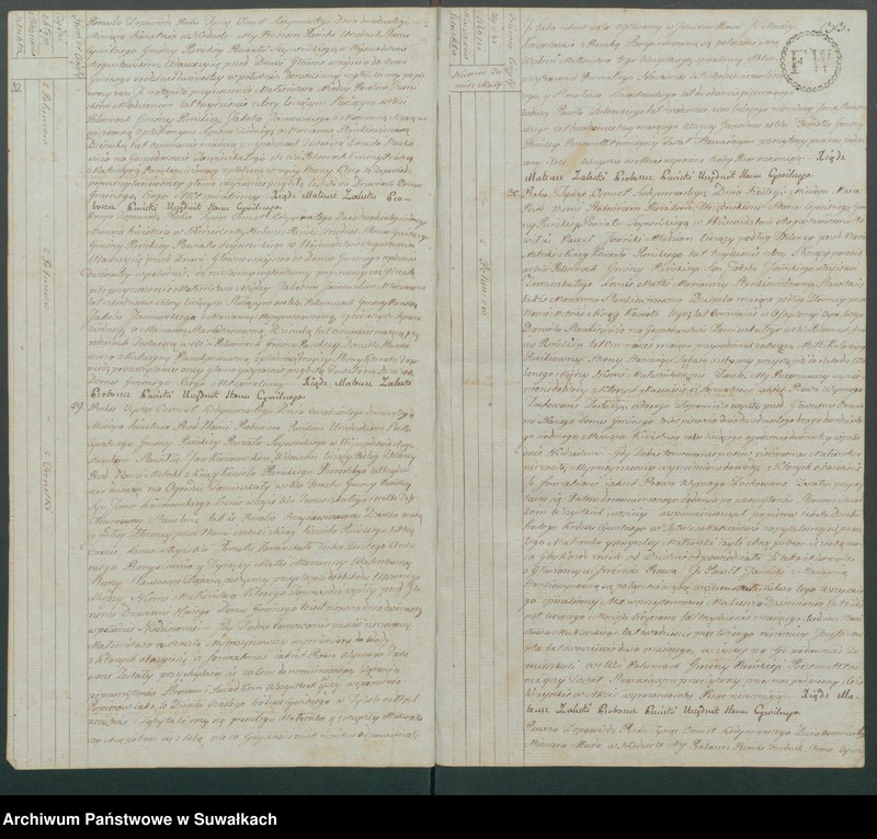 image.from.unit.number "Akta małżeńskie gminy puńskiey od 1-go stycznia do dnia ostatniego grudnia 1817 roku."