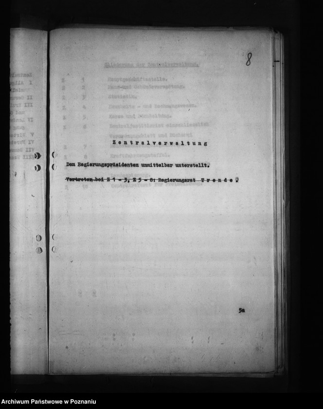 Obraz 12 z jednostki "Geschäftsverteilungsplan (urzędu namiestnika)"