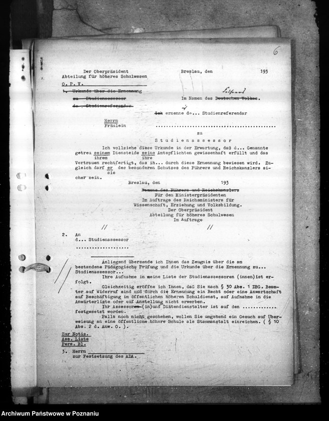 Obraz 10 z jednostki "Pädagogische Prüfung der Studienreferendare"