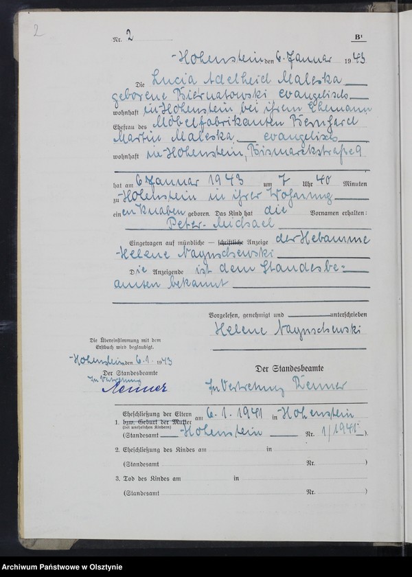 image.from.unit.number "Familienbuch-Zweitbuch Nr 1 - 67"