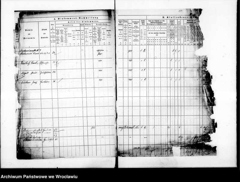 image.from.unit.number "Klassensteuerrolle nebst Eikommens - Nachweisung"