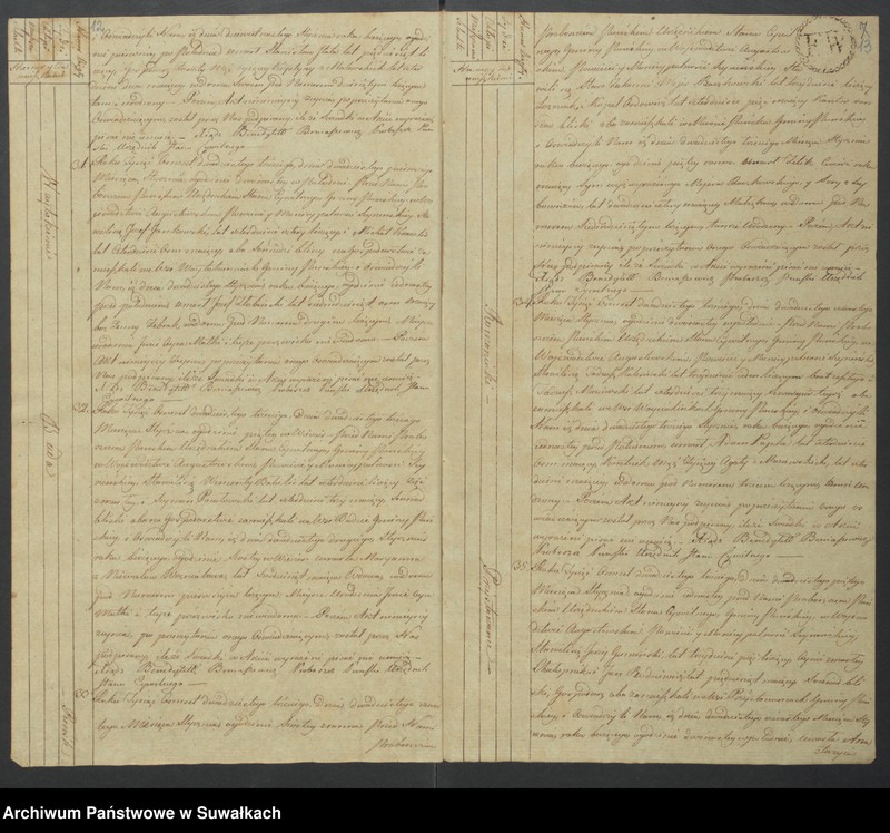 Obraz 9 z jednostki "Akta zeszłych gminy puńskiey od dnia 1 stycznia do 31 grudnia 1823 roku"