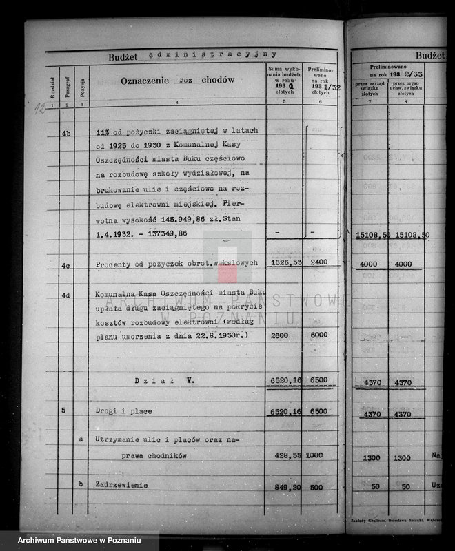 Obraz 16 z jednostki "Budżet i sprawy rachunkowe miasta Buku"