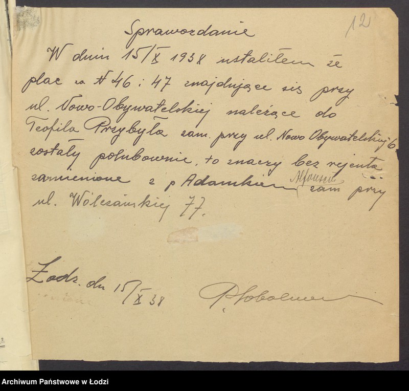 image.from.unit.number "Księga inwentarzowa nieruchomości m. Łodzi ul. Obywatelska"