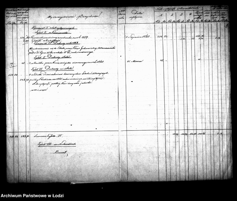 Obraz 6 z jednostki "Manuały przychodów i wydatków kasy szkoły elementarnej katolickiej w mieście Łodzi"