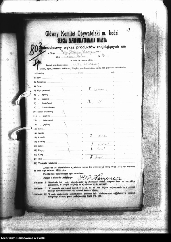 Obraz 6 z jednostki "Jednodniowy spis żywności"