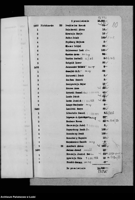 Obraz 13 z jednostki "Rejestr poborczy"