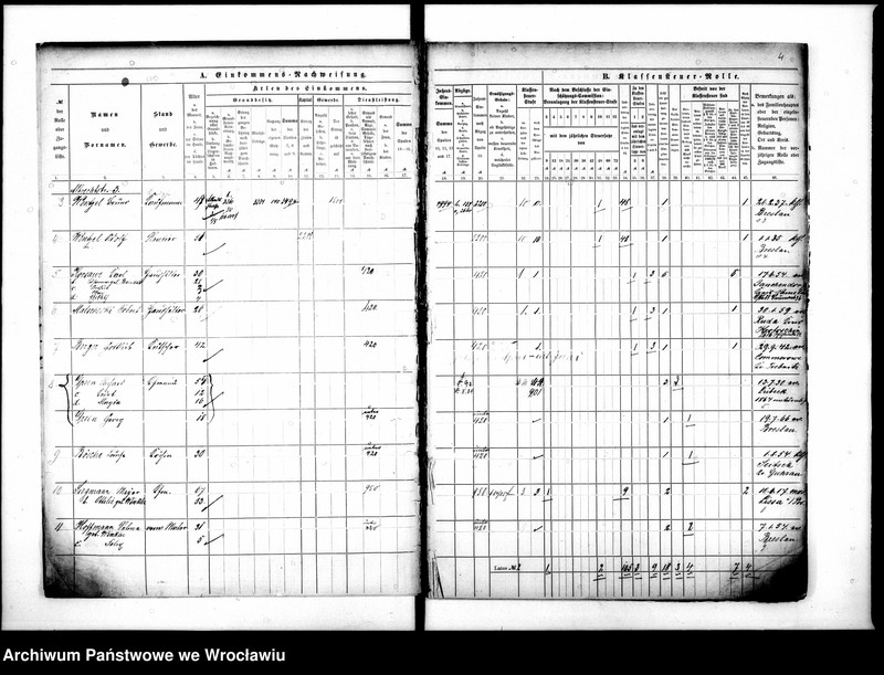 image.from.unit.number "Klassensteuerrolle nebst Eikommens - Nachweisung"