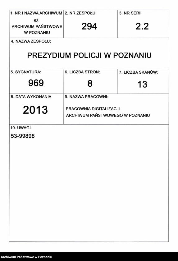 Obraz 1 z jednostki "A. betr. Augustin von Spława - Neyman Gutspächter"