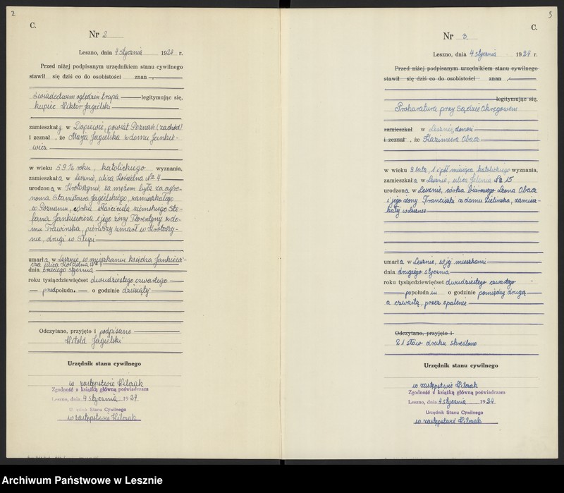 Obraz 4 z jednostki "Księga zgonów"