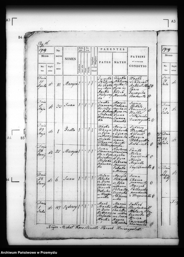 Obraz 20 z jednostki "[Kopie ksiąg metrykalnych parafii Kniażpol z filią Kropiwnik (dekanat Dobromil)]"