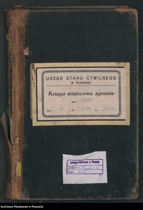 Obraz 2 z jednostki "Księga zgonów t. IV"