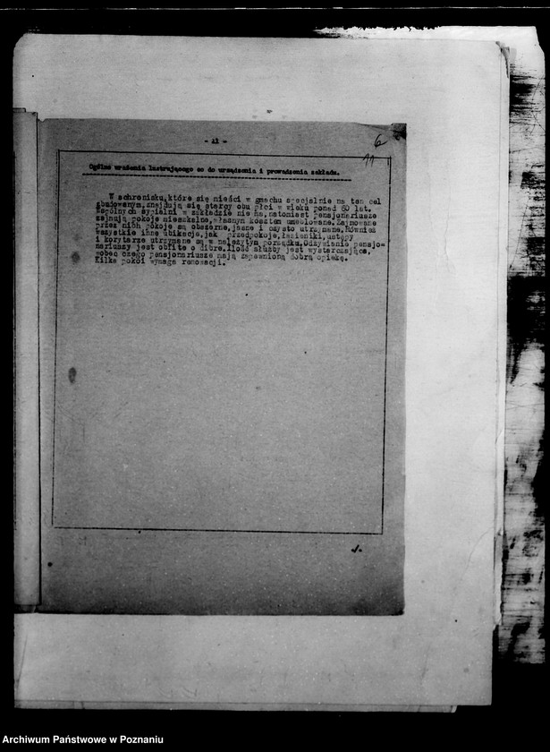 Obraz 16 z jednostki "/Sprawozdanie z lustracji zakładów opiekuńczych/"