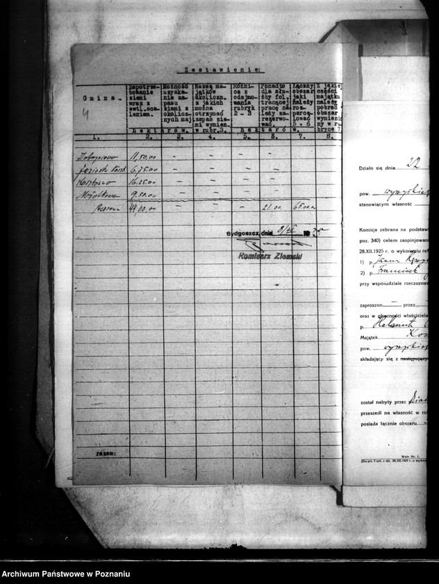 Obraz 8 z jednostki "Majątek Kosztowo powiatu wyrzyskiego /wyłączenie z art. 4 ustawy o wykonaniu reformy rolnej"