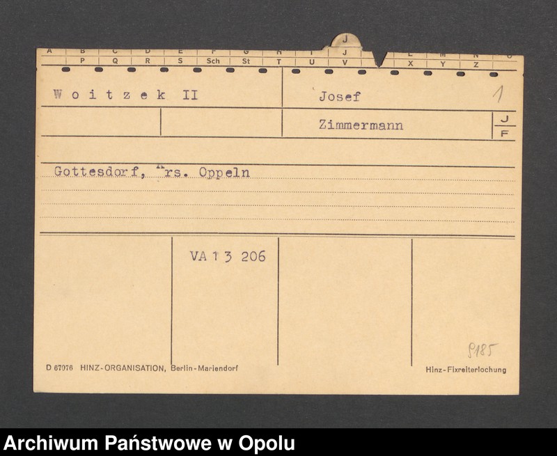 Obraz 3 z jednostki "[Woitzek II Josef, Gottesdorf]"
