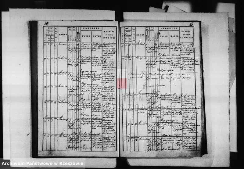 image.from.unit.number "Księga małżeństw , urodzeń i zgonów - Krasne - urodzenia - 1844 - 1857, małżeństwa - 1846 - 1872, zgony 1847 - 1863"