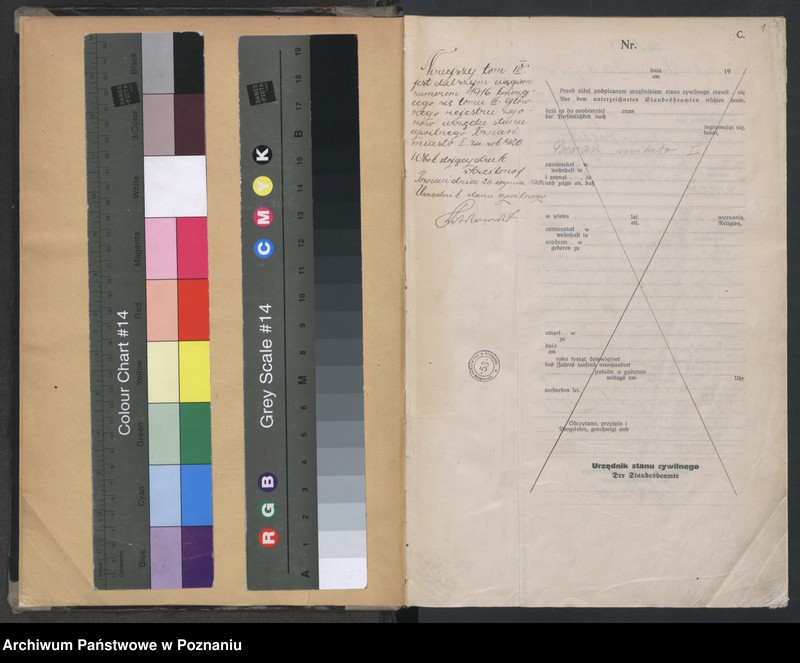 Obraz 3 z jednostki "Księga miejscowa zgonów tom IV [Rejestr główny zgonów]"