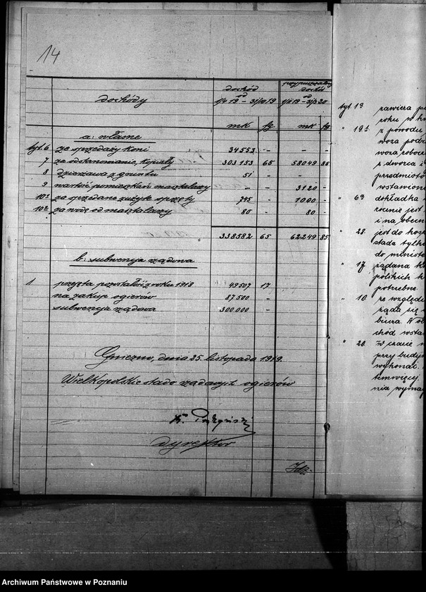 Obraz 18 z jednostki "Budżet Stadnin na rok 1921"