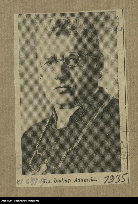 image.from.unit.number "Adamski Stanisław - ksiądz biskup"