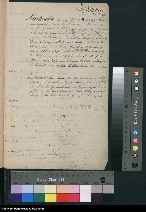 Obraz 4 z jednostki "A. betr. Ignaz und Stanislaus Paczkowski, Studenten in Greifswald"