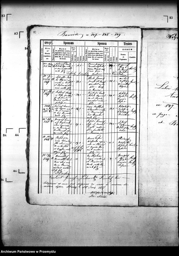 Obraz 14 z jednostki "[Kopie ksiąg metrykalnych parafii Krzywa z filiami Jasionka, Wołowiec (dekanat Gorlice)]"