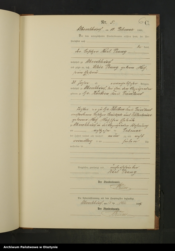 image.from.unit.number "Sterbe-Neben-Register Nr 1 - 32"