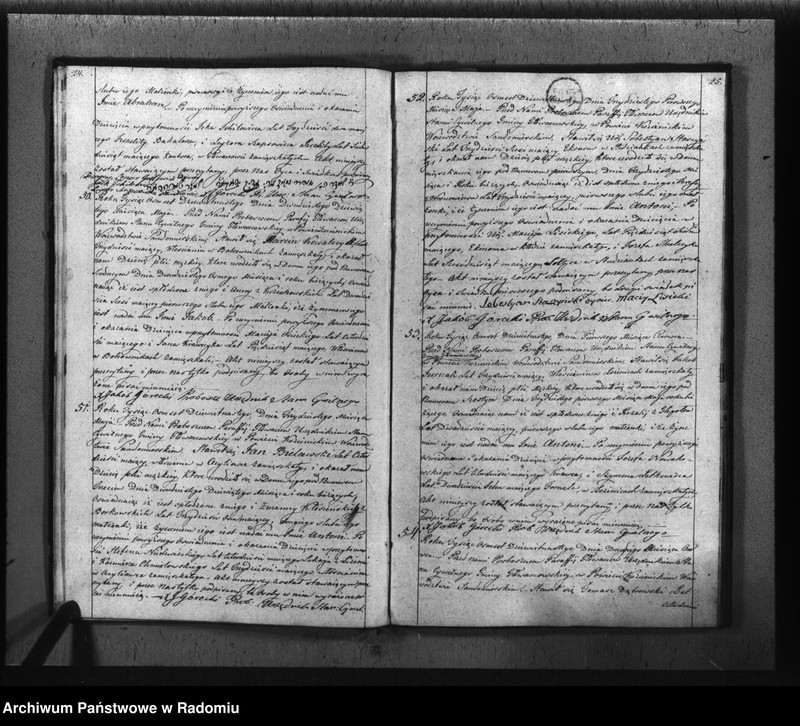 image.from.unit.number "Księga akt cywilnych gminy Głowaczew na rok 1819"