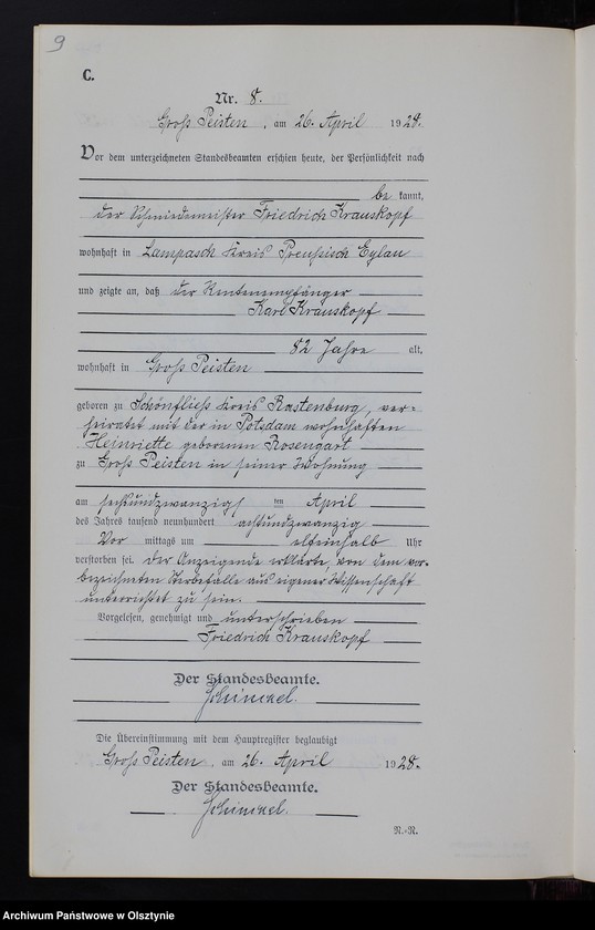 image.from.unit.number "Sterbe-Neben-Register Nr 1 - 22 [ Księga zgonów - wtóropis ]"