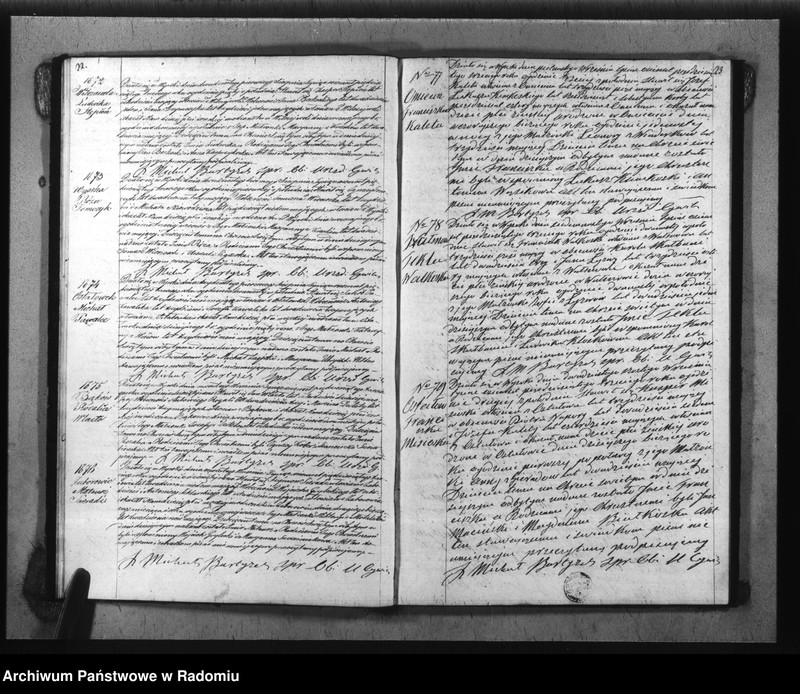 image.from.unit.number "Duplikat akt Religijno - Cywilnych Urodzonych, Zaszlubionych i Zmarłych Kościoła Parafij Wysoka za rok 1853 spisanych"