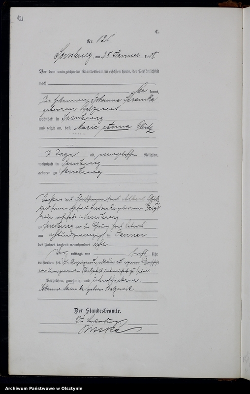 image.from.unit.number "Sterbe-Haupt-Register Nr 1 -189"