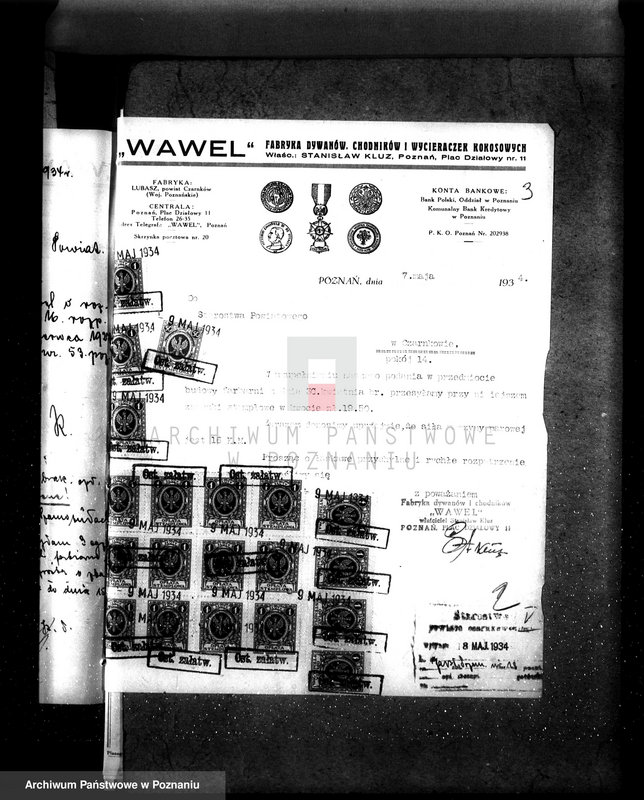 Obraz 7 z jednostki "Zatwierdzenie zakładu przemysłowego /farbiarni/ Stanisława Kluza w Lubaszu pow. Czarnków"