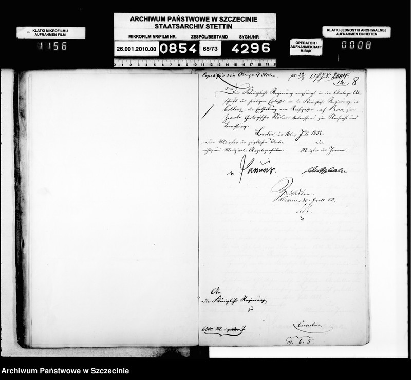 Obraz 8 z jednostki "Verbot des Besuchs auswärtiger Jesuiten-Institute und Zurückweisung jesuitischer Geistlichen und Lehrer und deren Beaufsichtigung"