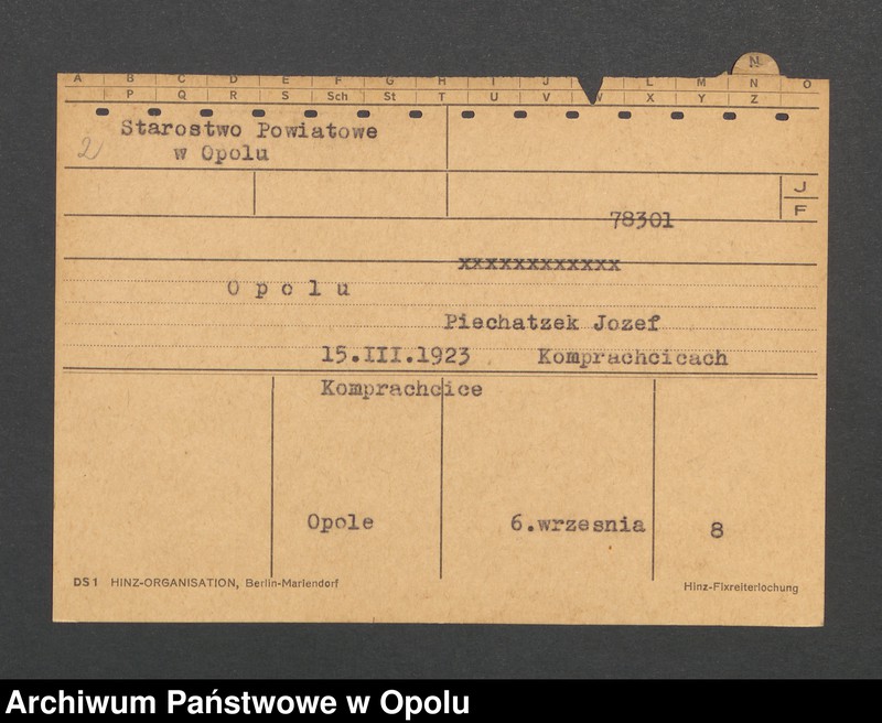 Obraz 4 z jednostki "[Skowronek Paul, ur. 8.1.1904, zam. Gnadenkirch]"