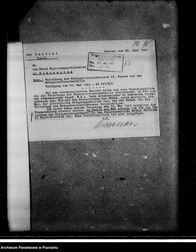 Obraz 14 z jednostki "Kriegsverdienskreuze- öffentlicher Dienst"