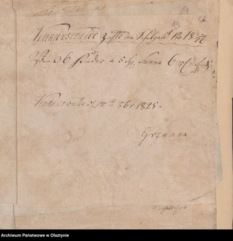 image.from.unit.number "Consignation des Kirchspiels Passenheim"